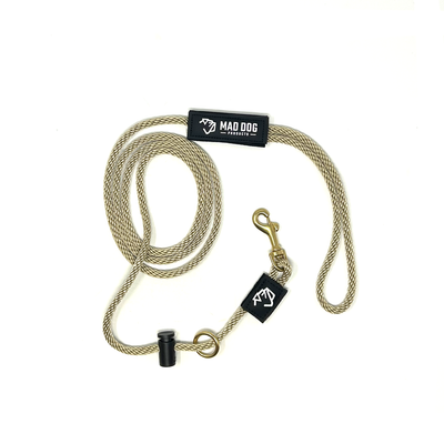 Mad Dog Products Dual Purpose Dog Leash - 1/4" Solid Braid