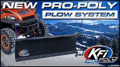 KFI 2.0 UTV Complete Plow Kit w/ 3500 lb Winch and Poly Straight Blade