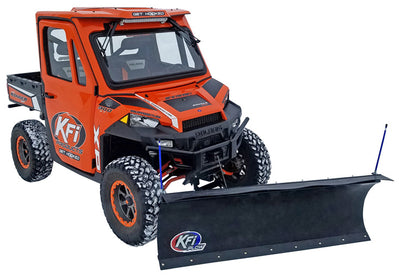 KFI 2.0 UTV Complete Plow Kit w/ 2500 lb Winch and Poly Straight Blade