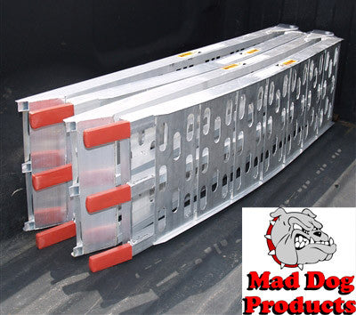 Mad Dog 7.5' Arched Folding Mesh ATV Ramp 1500 lb Capacity